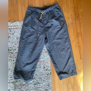 Element Men's Navy Drawstring Joggers with Yellow Cord